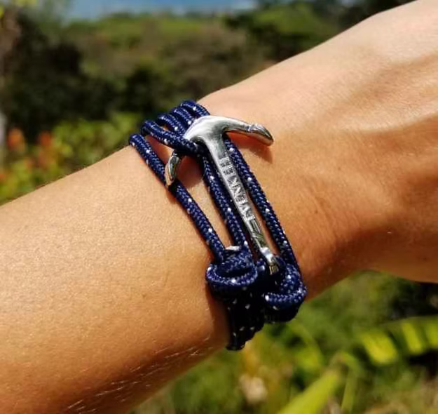 Andrew's Anchor Wrap Bracelet