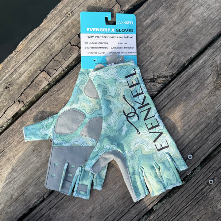 EvenGrip X Open Finger Fishing Gloves