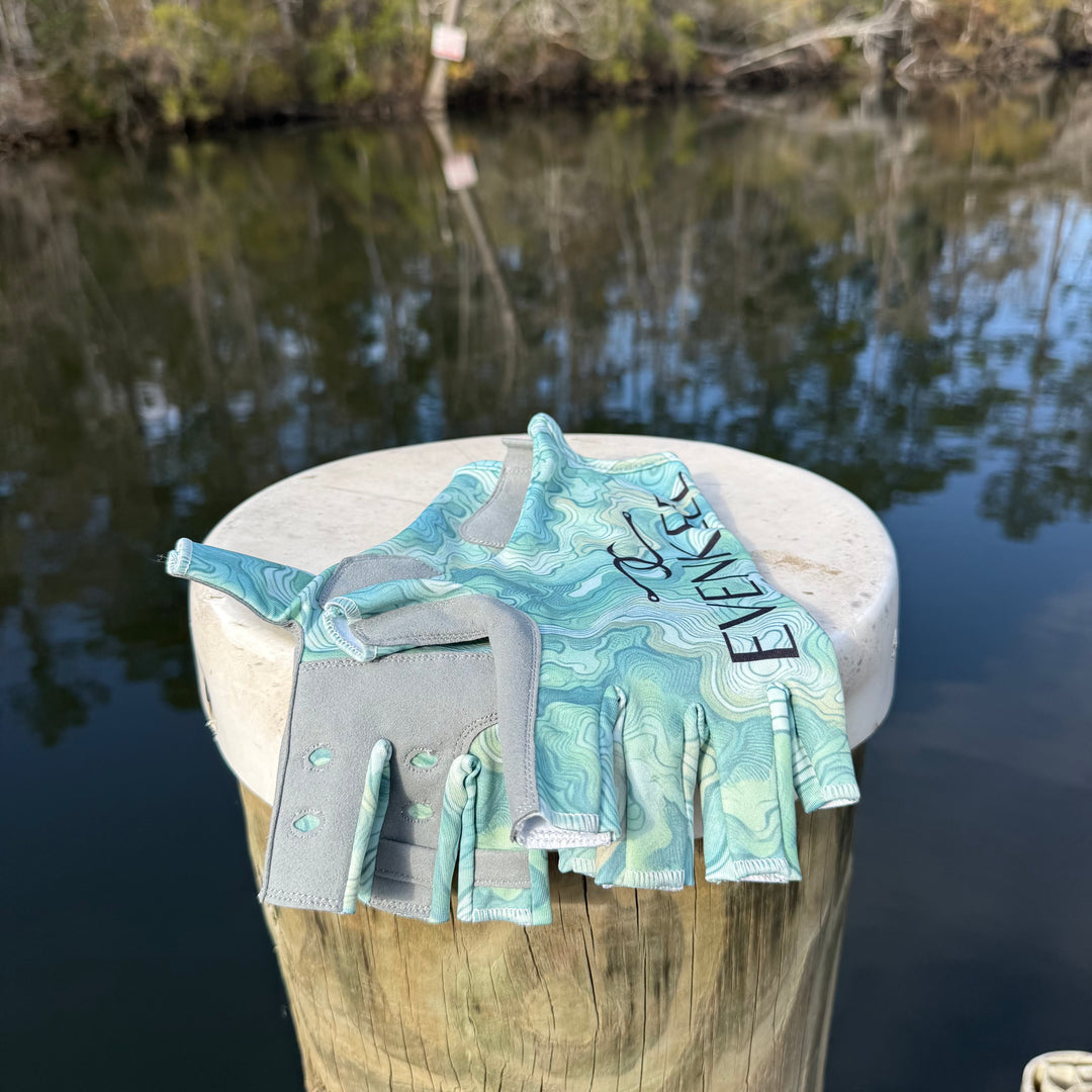EvenGrip X Open Finger Fishing Gloves