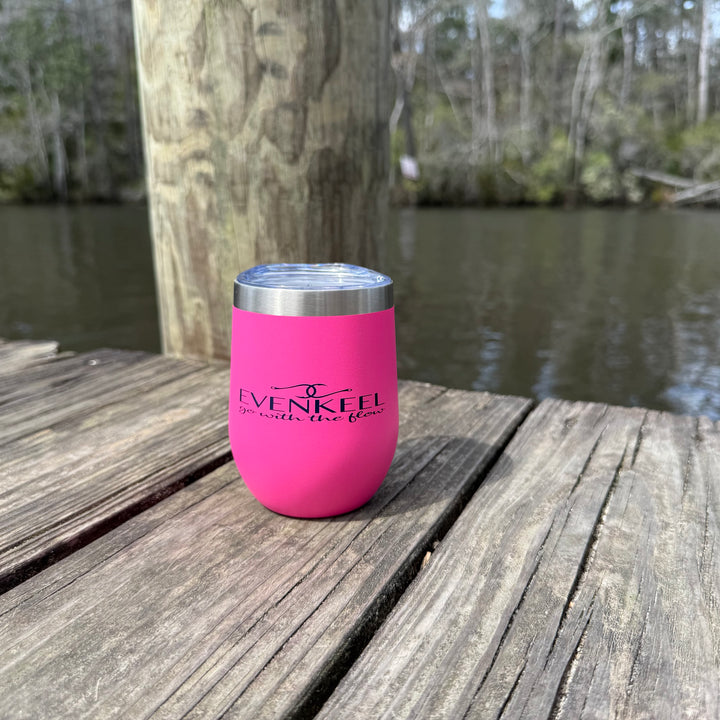 Shore Sip Wine Tumbler - Electric Pink