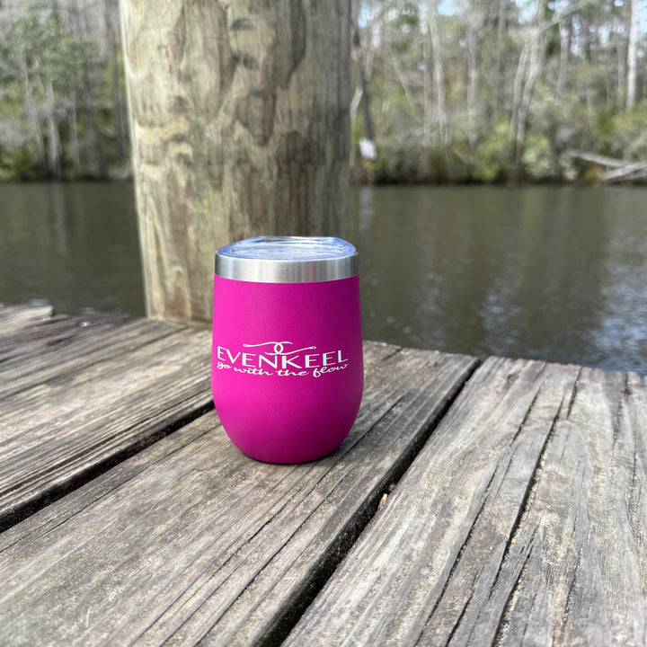 Shore Sip Wine Tumbler - Raspberry