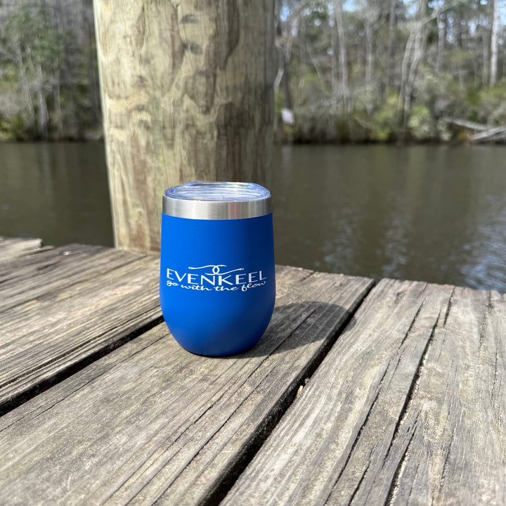 Shore Sip Wine Tumbler - Blue