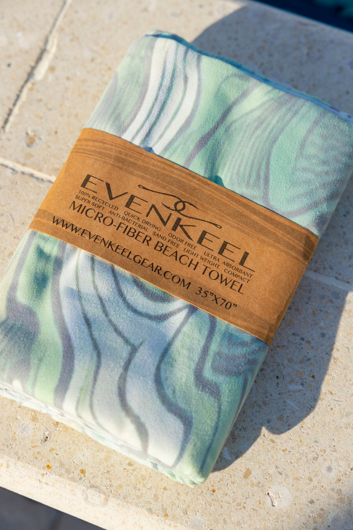 Go With The Flow Beach Towel