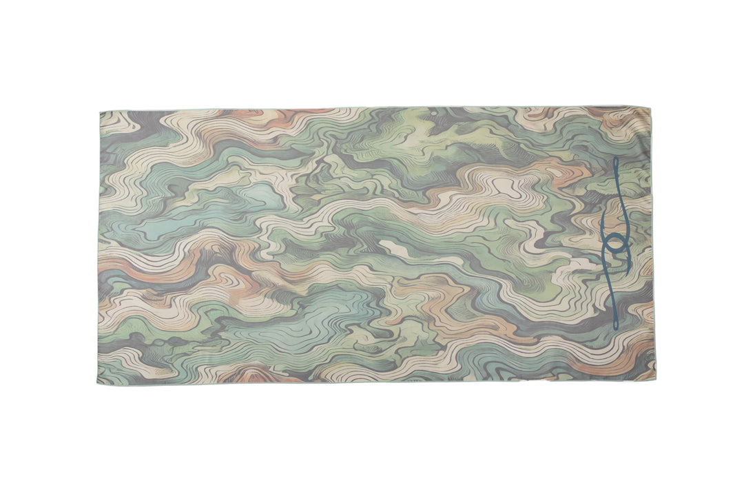 Go With The Flow Beach Towel