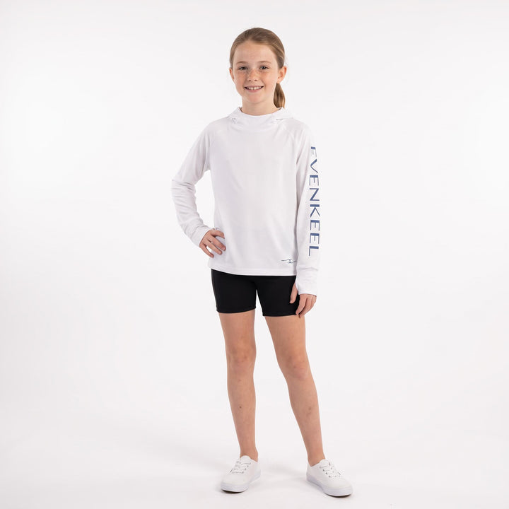 Coastal Current Sun Shirt - Youth - White
