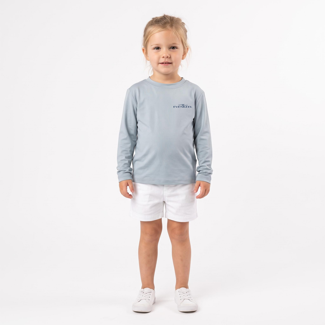 Offshore Drift Bamboo Sun Shirt - Youth - Lite Blue